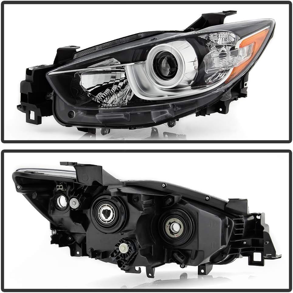 ACANII – Para modelos halógenos Mazda CX-5 2013-2016, faros delanteros de proyector, montaje de repuesto para conductor y pasajero