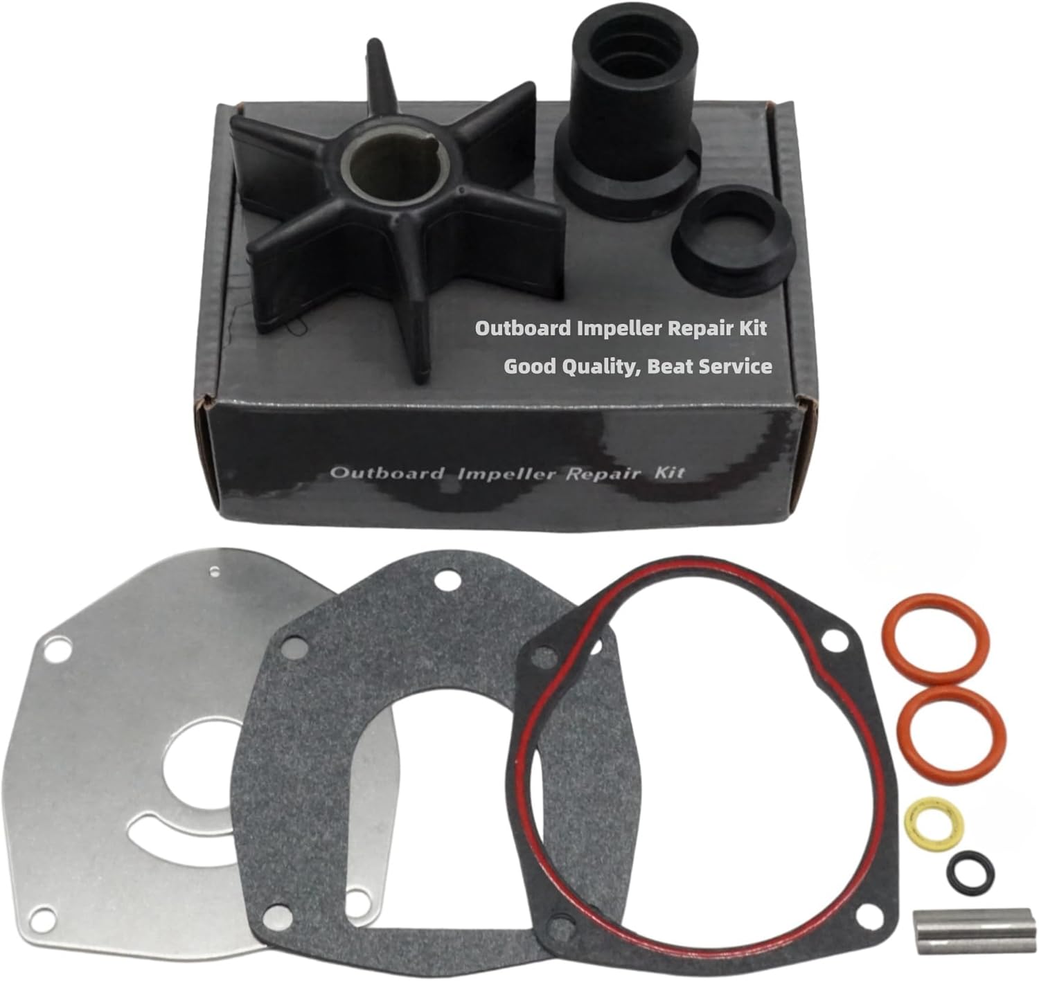 43026Q06 Kit de impulsor de bomba de agua con conjunto de acoplamiento para Mercury Mariner 4 tiempos fueraborda y Mercruiser Alpha 1 Gen 2