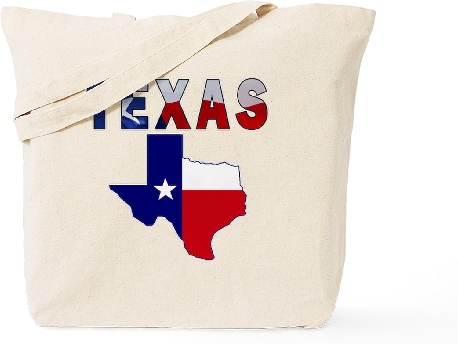 CafePress Texas Bluebonnets Tote Bag Natural Canvas Tote Bag, Cloth Shopping Bag
