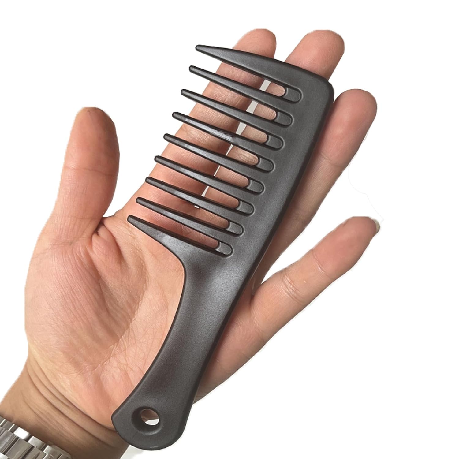 Mini peine de dientes anchos, peine desenredante para rizos, cuidado portátil, peine de mano, peine de ducha, peines de viaje para hombres y