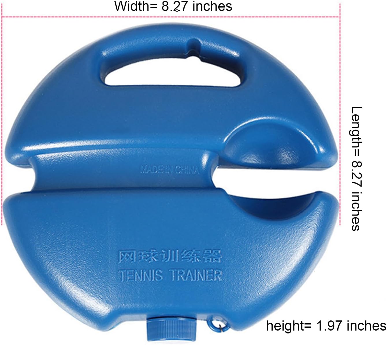 Juego de pelotas de rebote de entrenamiento de tenis, herramienta portátil de entrenamiento de tenis, kit de rebote para práctica de tenis solo, una