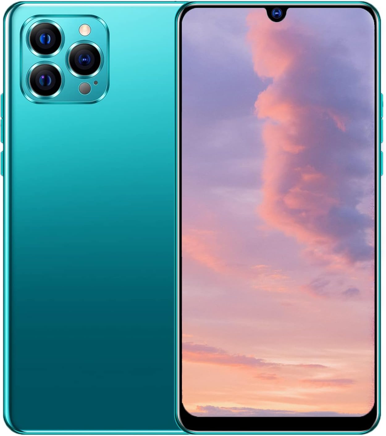 ciciglow Teléfono inteligente, 1+8GB Dual Card Dual Standby Smartphones, batería de iones de litio recargable de 2100 mAh incorporada compatible con