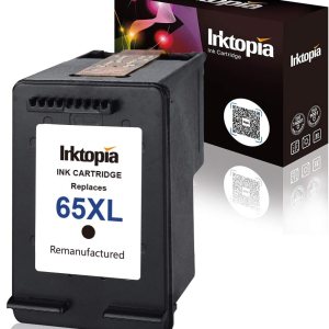 Inktopia Repuesto remanufacturado para cartuchos de tinta HP 65 65XL N9K04AN, chip actualizado de alto rendimiento, trabajo con impresora HP Envy Inktopia Repuesto remanufacturado para cartuchos de tinta HP 65 65XL N9K04AN, chip actualizado de alto rendimiento, trabajo con impresora HP Envy