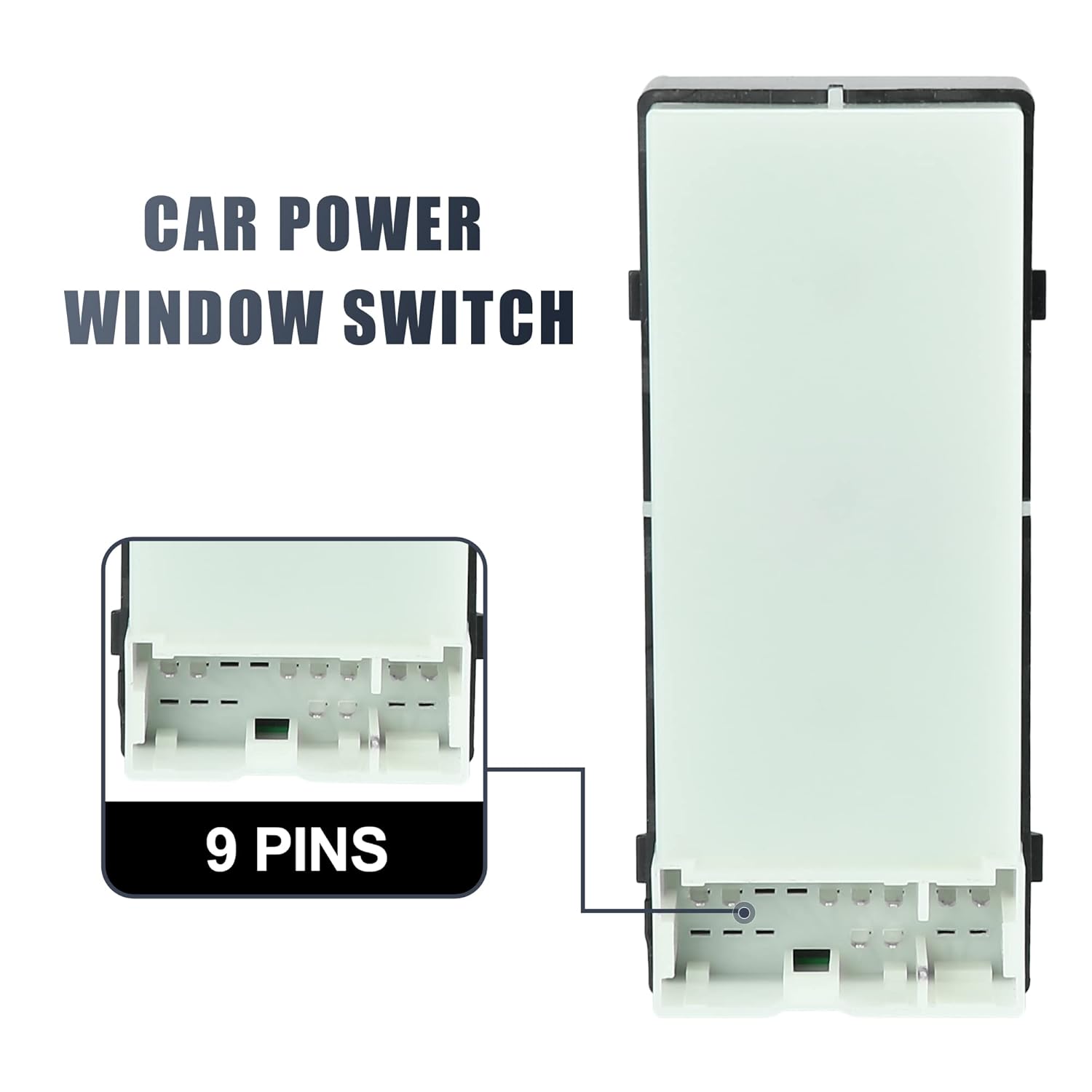X AUTOHAUX Interruptor eléctrico del elevalunas delantero derecho del lado del pasajero 25411-JA02A Reemplazo para Nissan Altima Hybrid 2007-2011