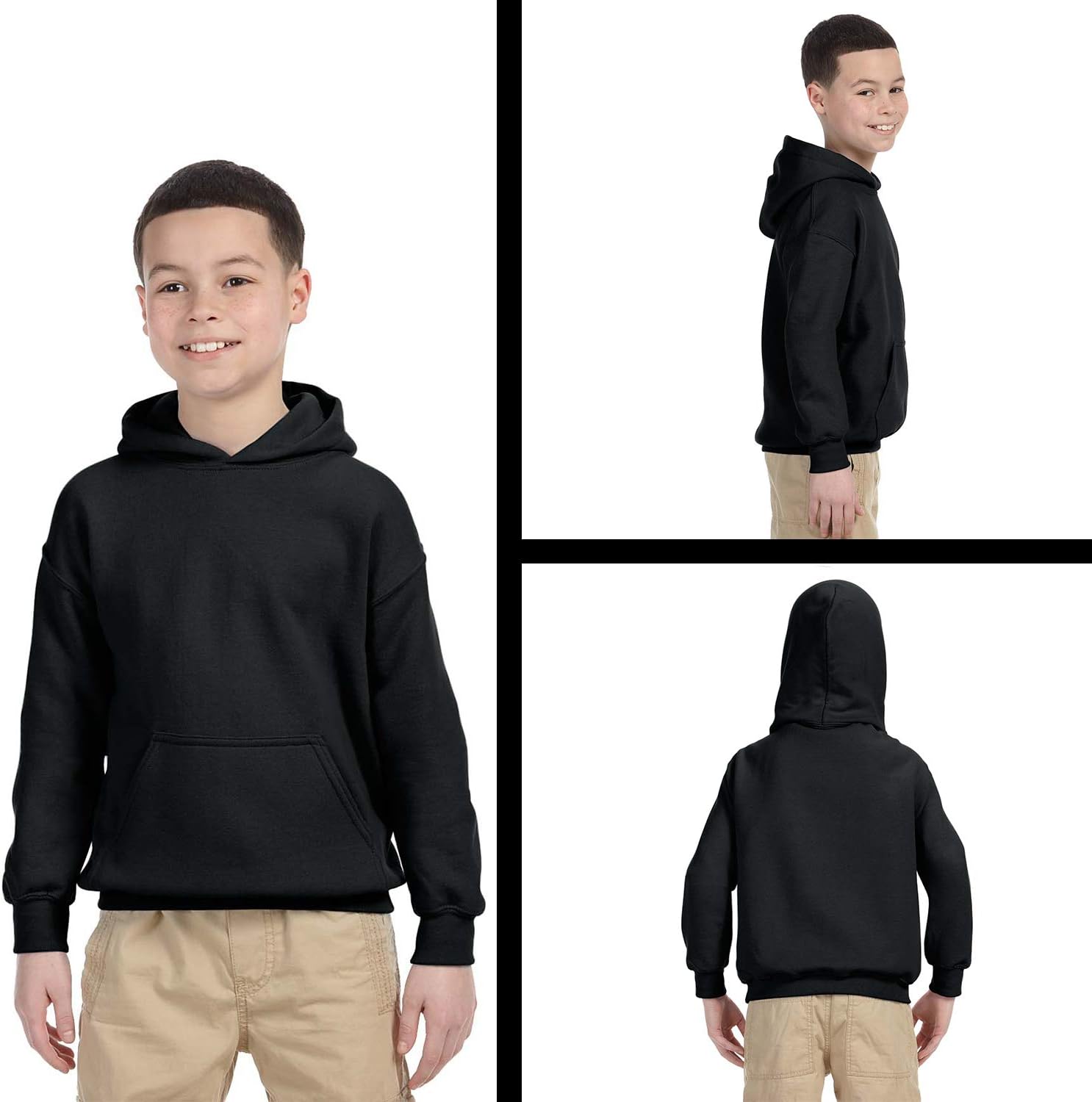 Expression Tees Messi Futbol Miami – Sudadera con capucha tamaño juvenil