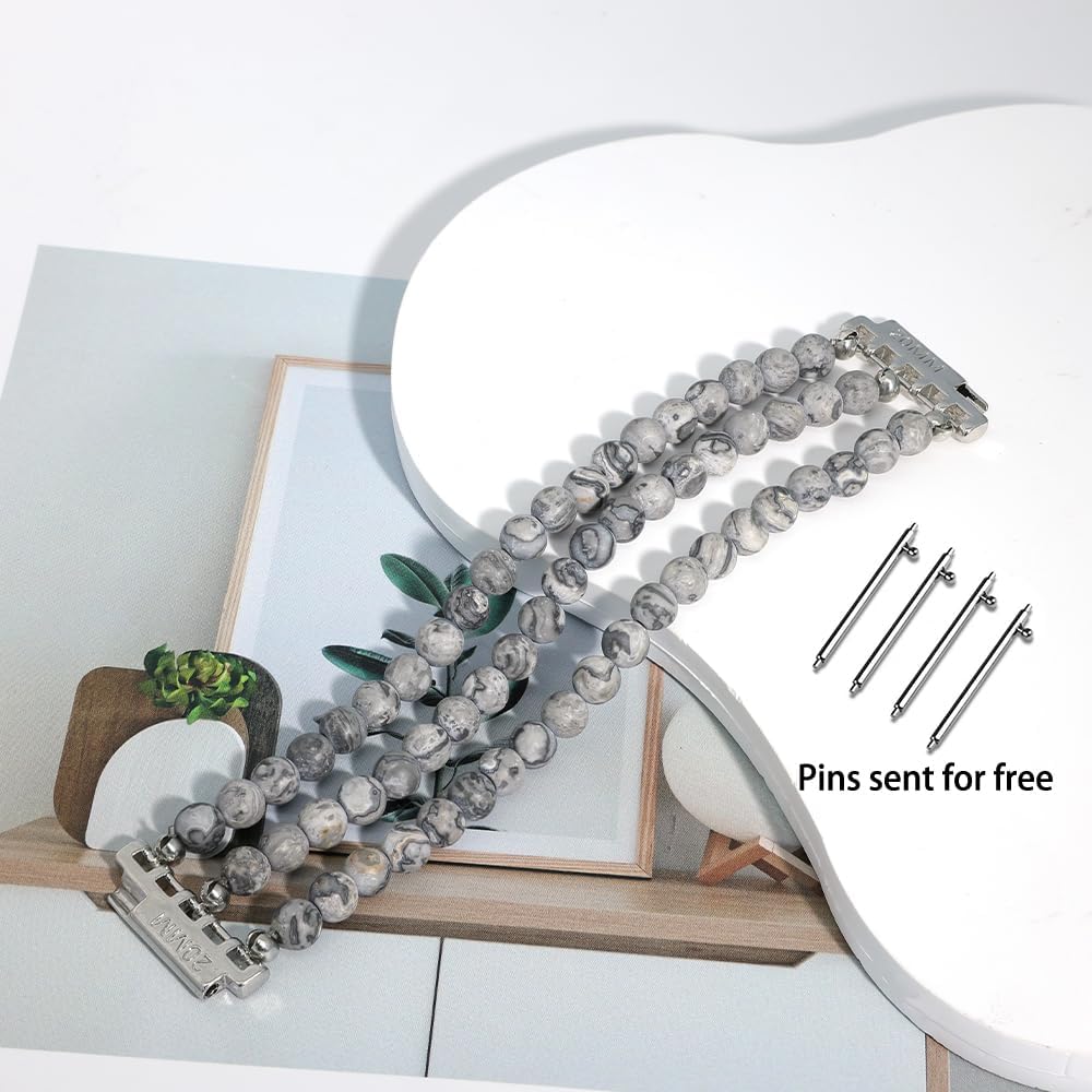 LuReen Correa de pulsera compatible con Samsung Galaxy Watch 4Galaxy Watch 6Galaxy Watch 5 Band 1.575 in 1.732 in, Galaxy Watch 5 ProWatch 4 6