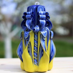 Hand Carved Candle 6.7”-Christmas Candle Gift- Candle for Home Dekor-Oscar Candles Hand Carved Candle 6.7”-Christmas Candle Gift- Candle for Home Dekor-Oscar Candles