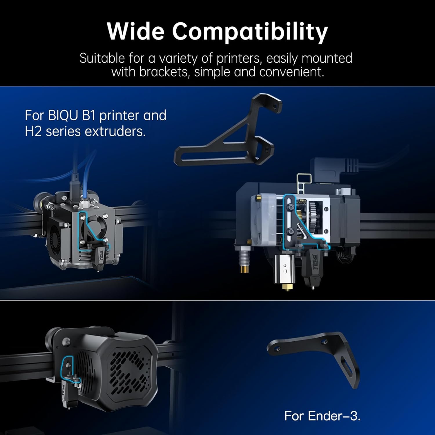 BIQU MicroProbe V2.0 + Soporte de montaje B1H2Ender-3Ender-3 V2 Kit de sensor de nivelación de cama automática 3D Herramienta de nivelación para