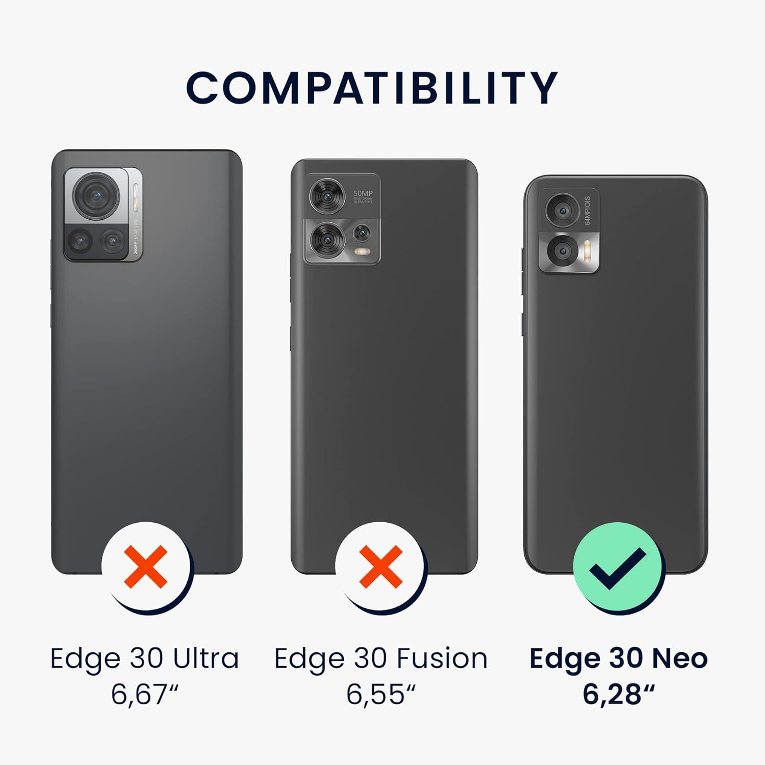 kwmobile Funda compatible con Motorola Edge 30 Neo – Funda delgada de silicona TPU – Acabado suave al tacto – Naranja afrutado