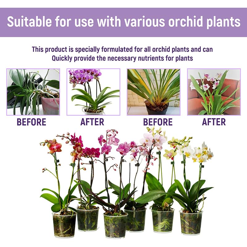 Fertilizante especial para orquídeas de 1.7 fl oz, planta líquida de enraizamiento, agente de enraizamiento rápido, fertilizante orgánico para