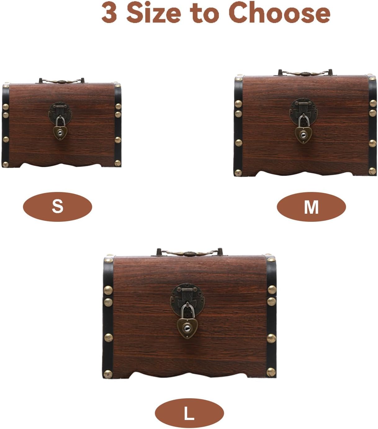 Alcancía de madera, banco de ahorro de dinero, caja de dinero segura con cerradura tallada de madera, caja de madera creativa vintage, caja de