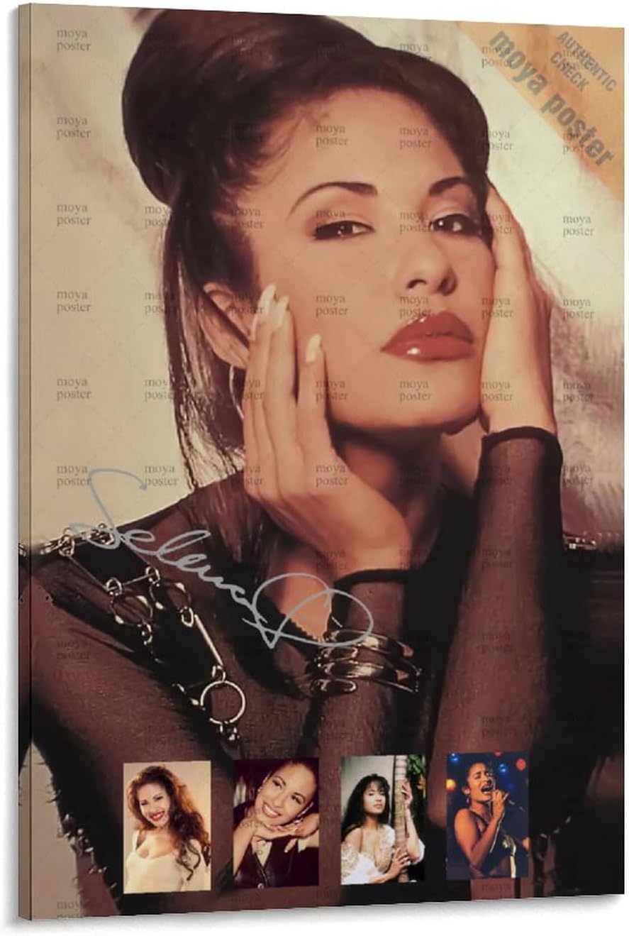 Selena Quintanilla – Póster de música vintage, pintura decorativa, lienzo, pósteres de pared e impresión artística moderna para decoración de