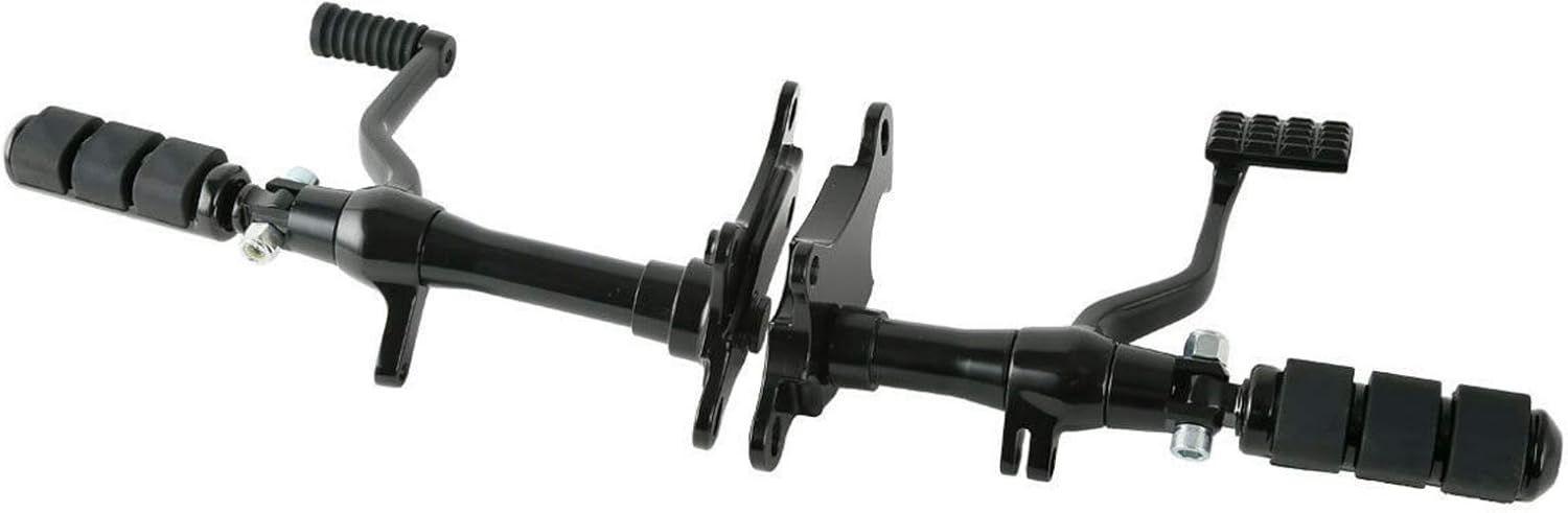 TCT-MT – Juego completo de clavijas de control delantero para Harley Sportster XL883 XL1200 1991-2003 Negro 2002 2001 2000 1999 1998 1997 1996 1995