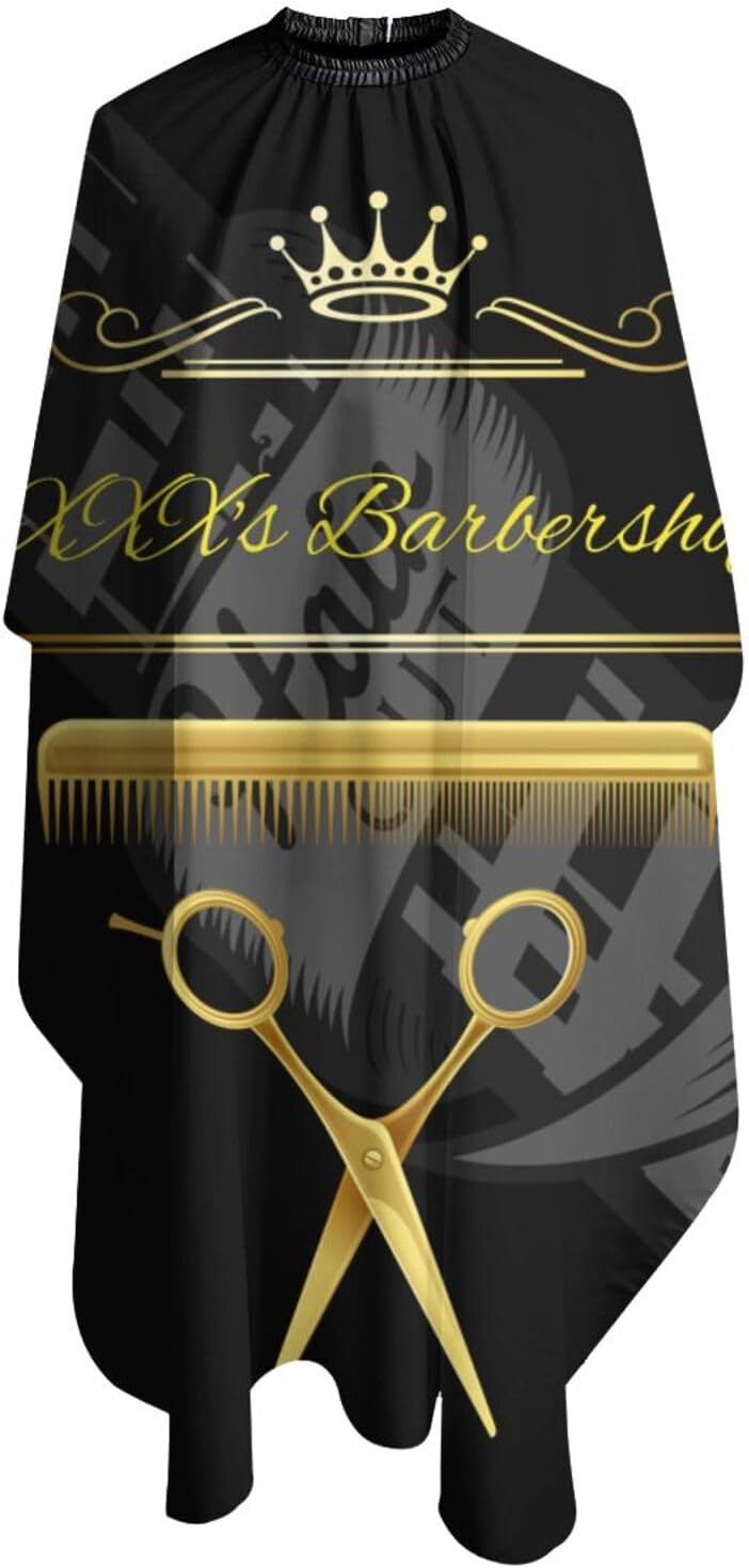 Capa de peluquero personalizada para peluquería, capa de salón de corte de pelo personalizada para hombres, capa de corte personalizada
