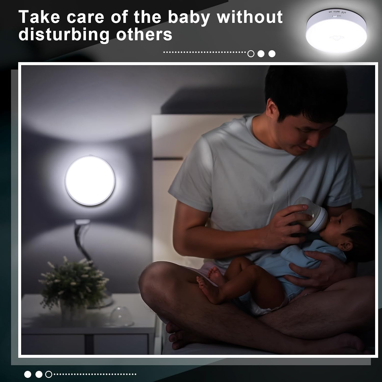 24 piezas de luz recargable con sensor de movimiento, estética, automática, inalámbrica, para escalera, debajo del gabinete, luces de noche