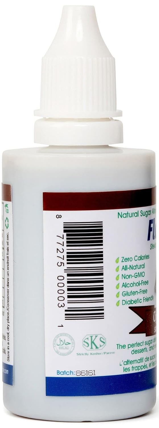 Flavorall Stevia saborizada de 1.7 fl oz, elección de chocolate, 30 sabores, gotas líquidas de stevia, edulcorante cero calorías, gotas de stevia