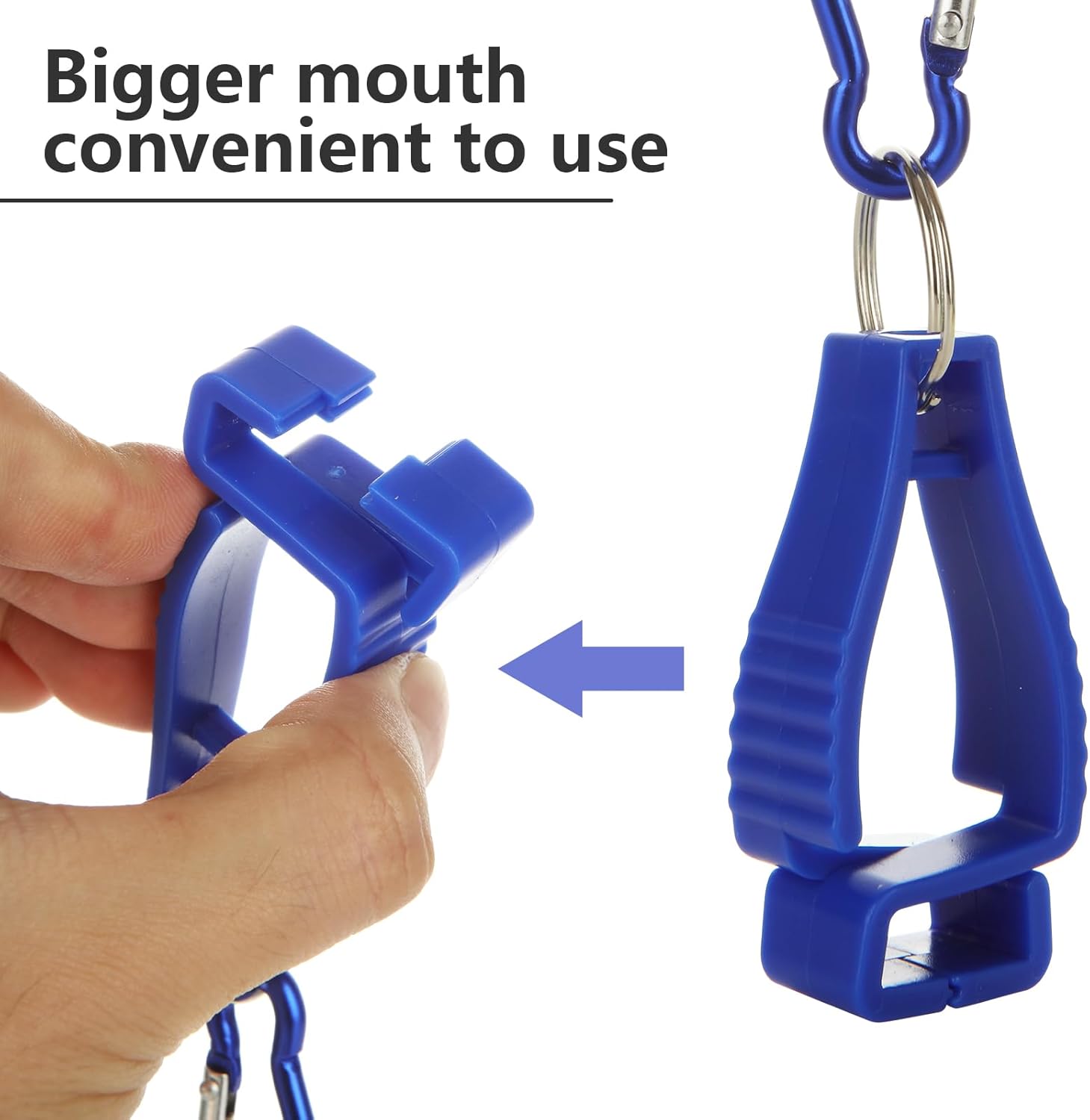 ZOFORTY 18 clips para guantes para el trabajo, clip para soporte de guantes, clips para cinturón de guantes, clip de seguridad para el trabajo,