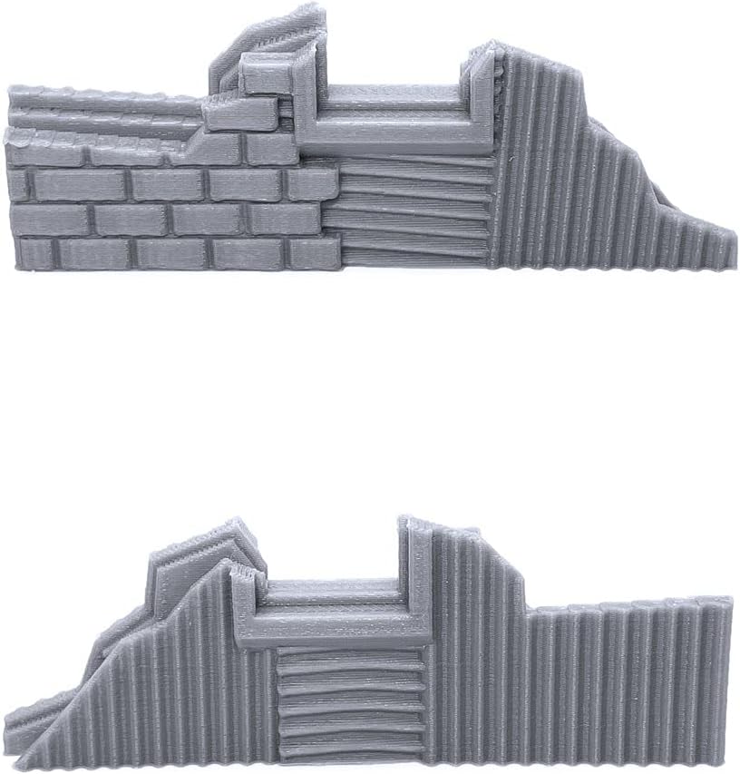 Shanty Obstacles by Terrain4Print, paisaje RPG de mesa impreso en 3D y terreno de juego de guerra para miniaturas de 1.102 in