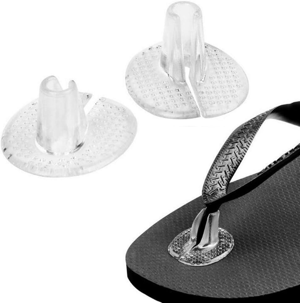 5 pares de protectores de silicona para chanclas, sandalias transparentes, protectores de gel para los dedos de los pies, cojines protectores de
