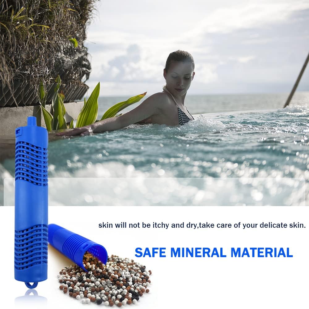 Meltset – Palo mineral para bañera de hidromasaje, cartucho de agua universal, accesorios de filtro para bañeras de hidromasaje, spas, piscina,