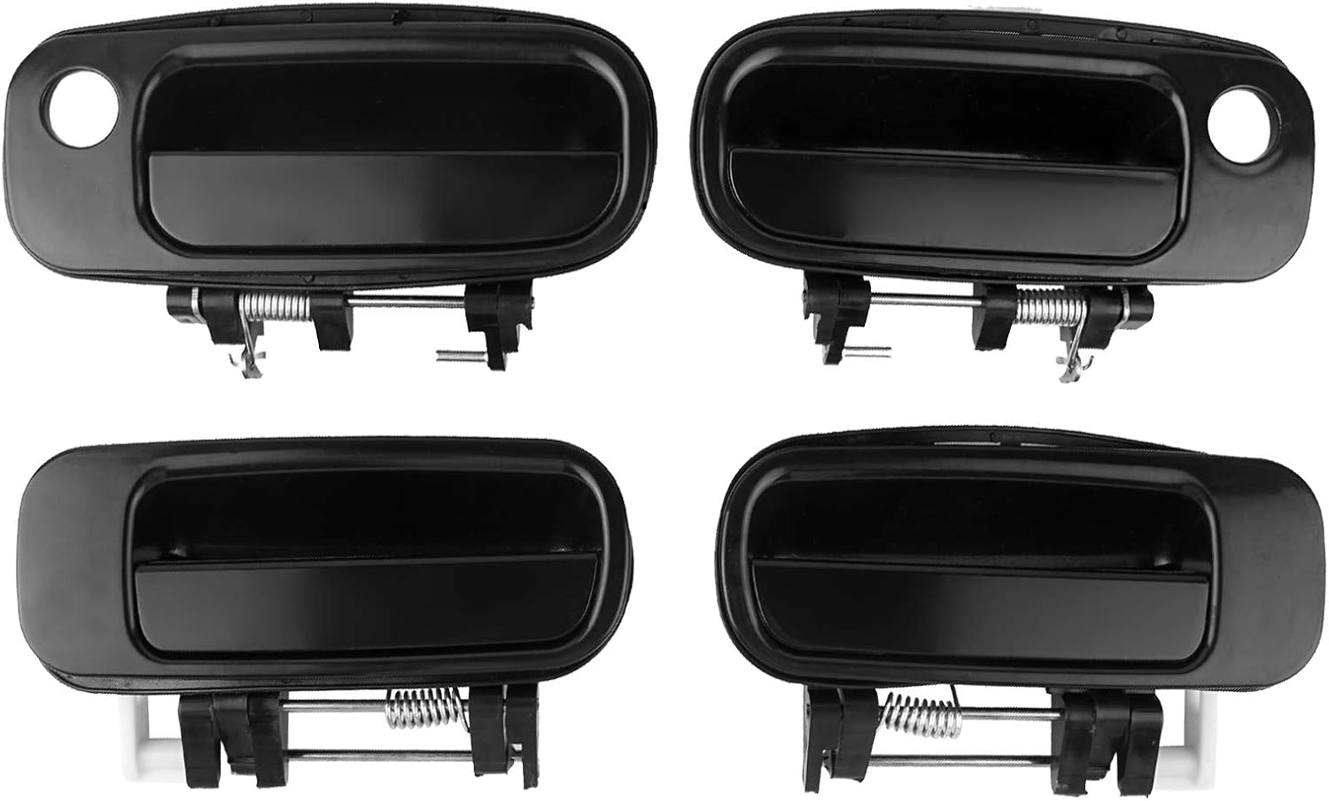 NPAUTO Manijas de puerta interiores y exteriores de repuesto para Toyota Camry 1992 1993 1994 1995 1996, delantera y trasera izquierda del conductor