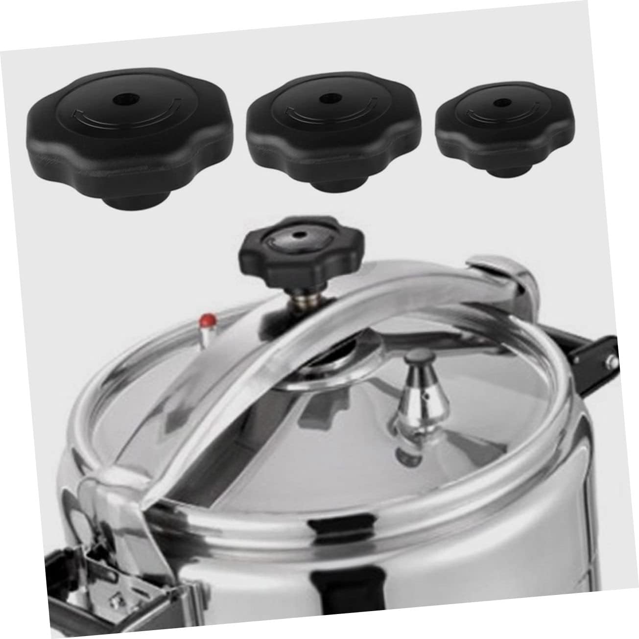VILLCASE 4 piezas Accesorios para olla a presión, mango de tapa de olla, olla de arroz, vaporera, perillas de olla a presión, tapa de repuesto para