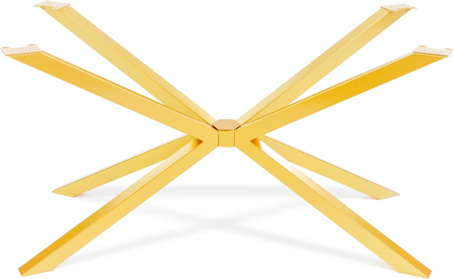 Bases de mesa resistentes estilo araña de 53 pulgadas de largo x 28 pulgadas de alto x 26 pulgadas de ancho, patas de mesa de acero resistente,