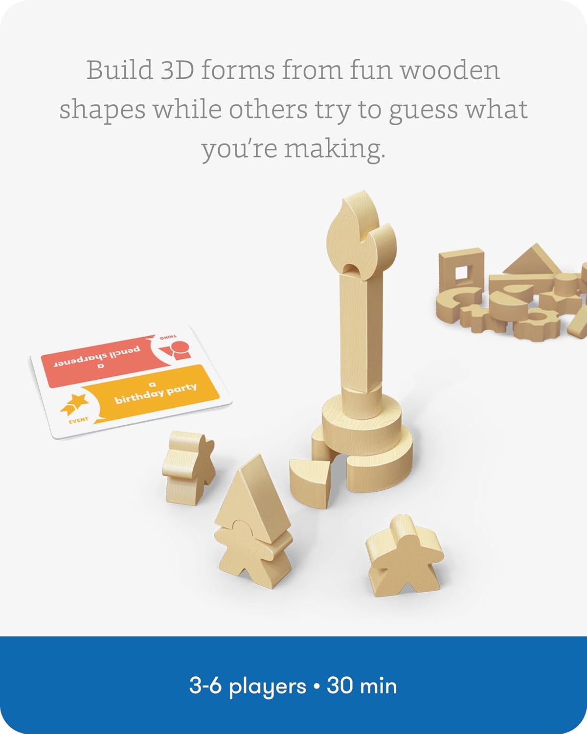 SimplyFun Asymbol – Un juego de comunicación donde los jugadores desafían su creatividad e imaginación – 3 a 6 jugadores – Un juego para niños a