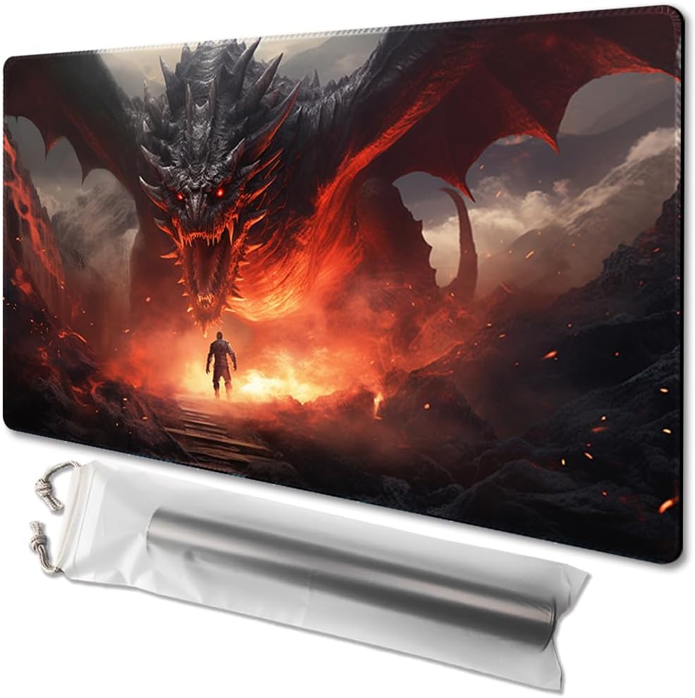 MTG Playmat – Impresión antideslizante en la parte trasera, ideal para entusiastas de los juegos de cartas, tapete de juego TCG, purificar tierra