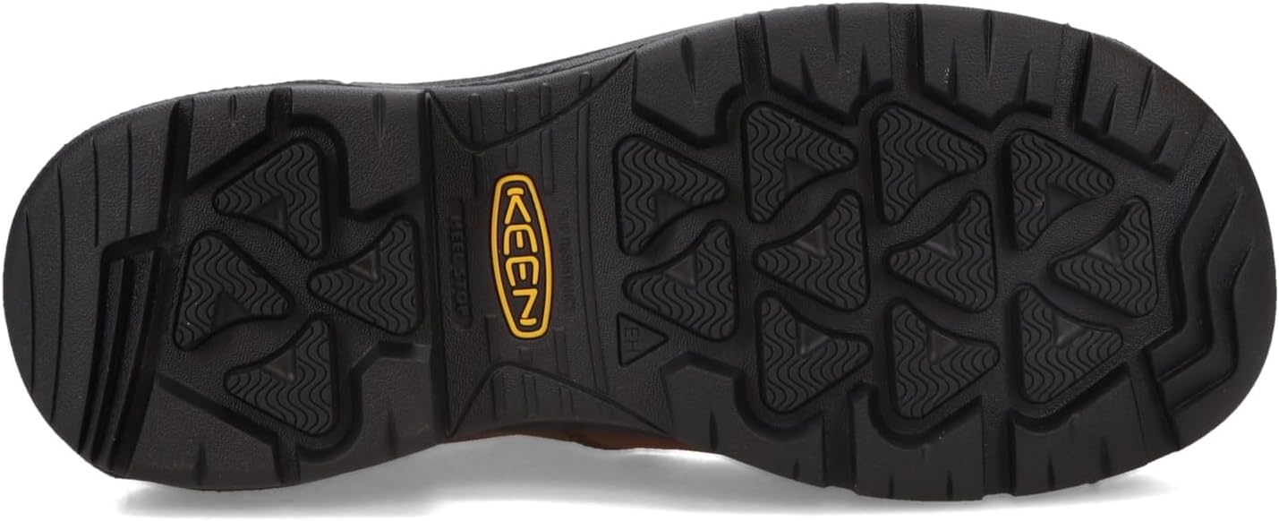 KEEN Utility Botas de trabajo Juneau Romeo de altura media con puntera suave, impermeables, para hombre