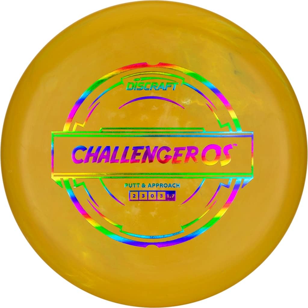 Discraft Disco de golf Challenger OS Putter Putt & Approach (los colores pueden variar) (6.10-6.14 oz)