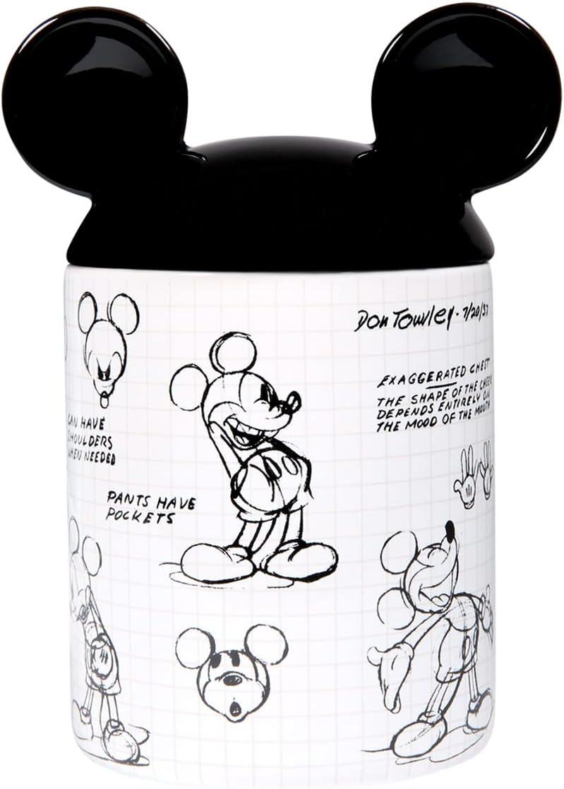 Disney Mickey Mouse – Accesorios de baño (soporte para bolas de algodón)
