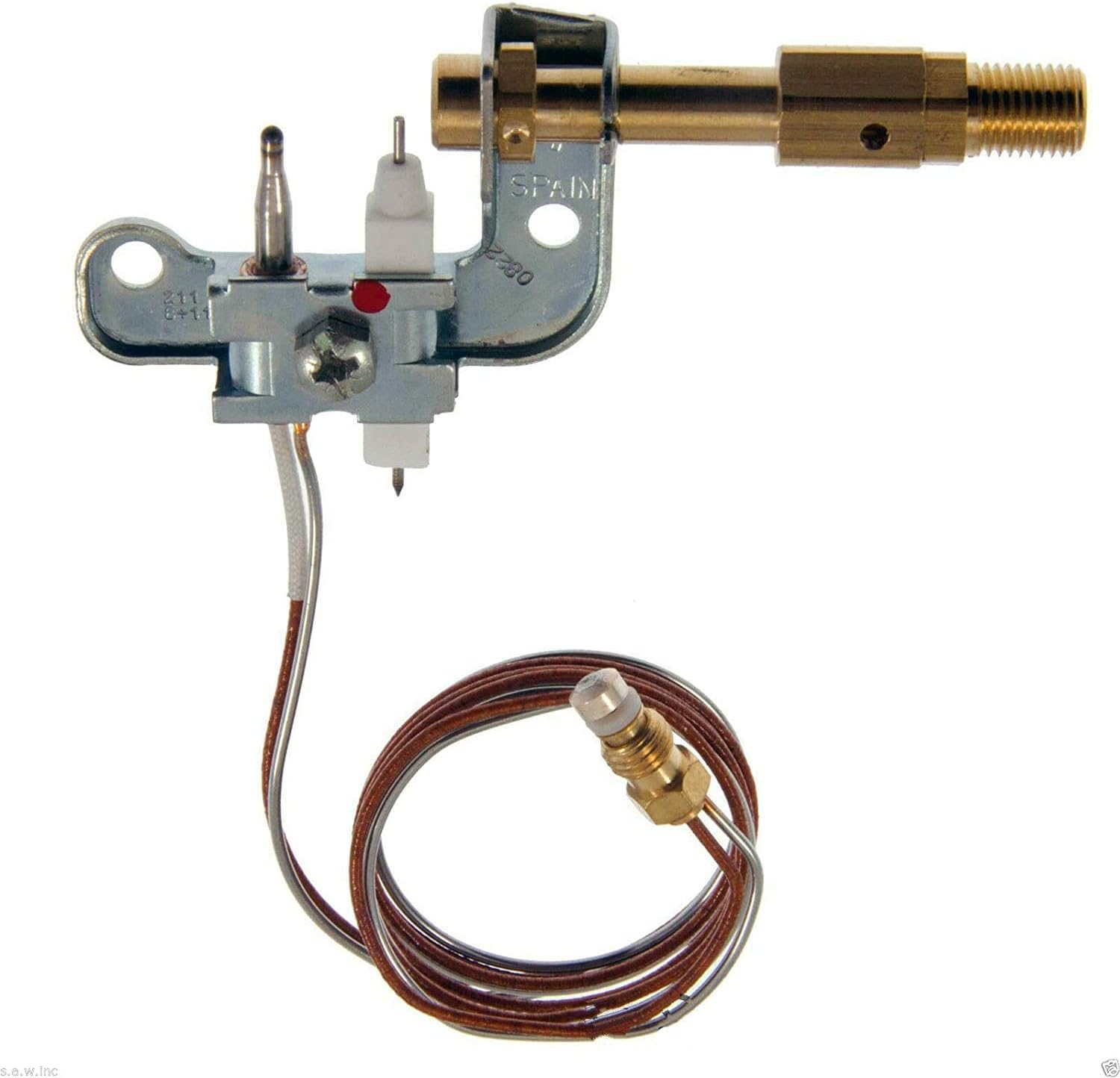 Conjunto piloto 120630-02 para calentador de brillo cómodo, calentadores de pared de gas propano sin ventilación por DESA, Glo- Warm, piezas de