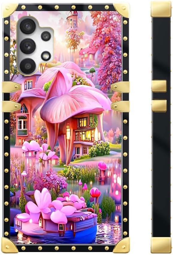 Funda compatible con Samsung Galaxy A32 5G, 1-Fantasy Manor para mujeres y niñas, TPU suave a prueba de golpes, funda protectora para Samsung Galaxy