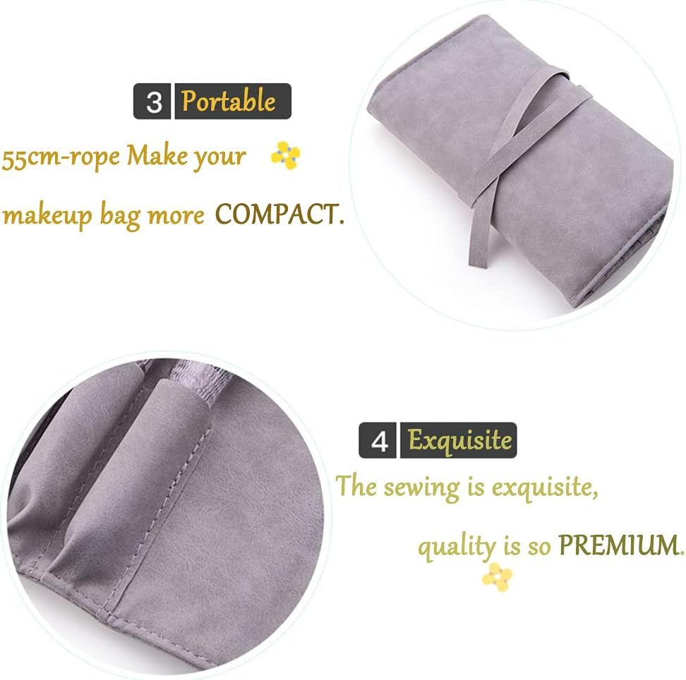 JAMEND CLXP Bolsa para brochas de maquillaje., Púrpura