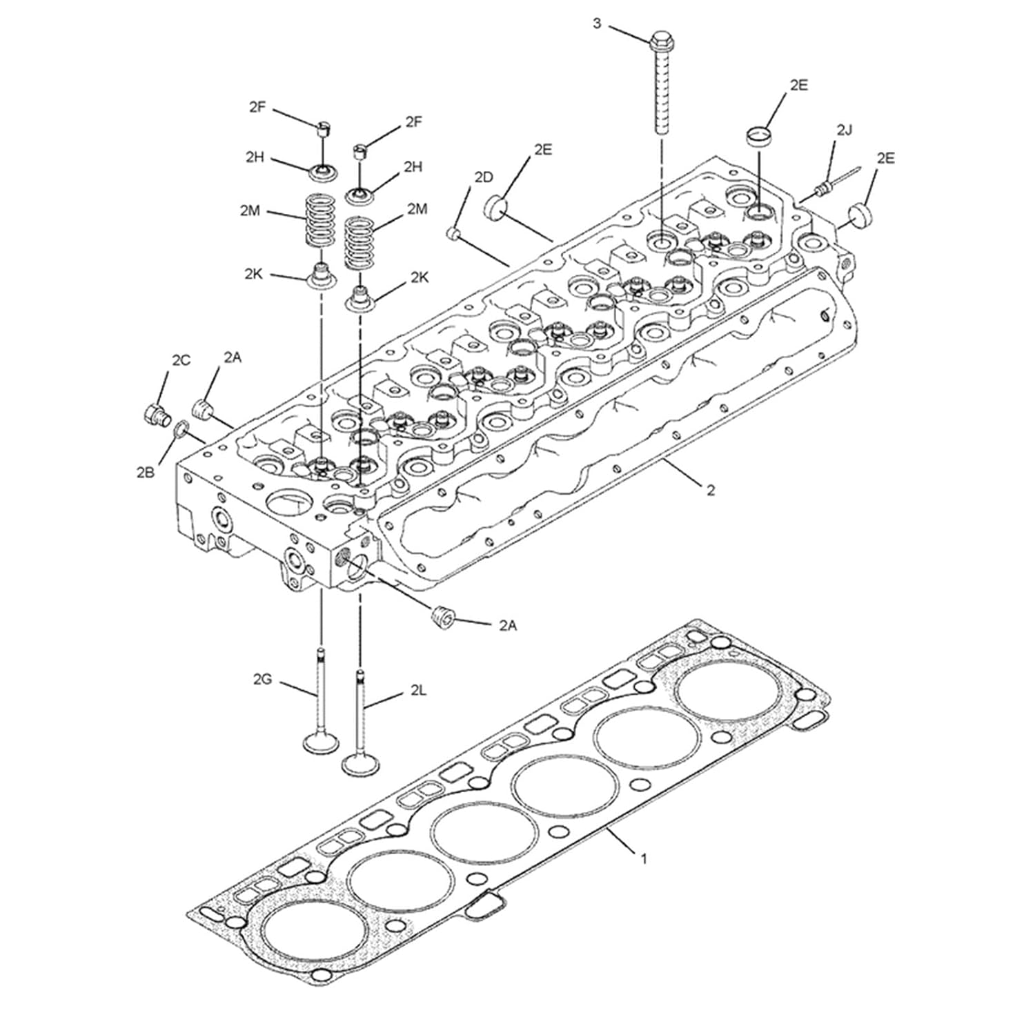 Junta de culata 1106D-E66TA 176-3141 1763141 se adapta para el tractor del motor Perkins Caterpillar 1106D-E66TA