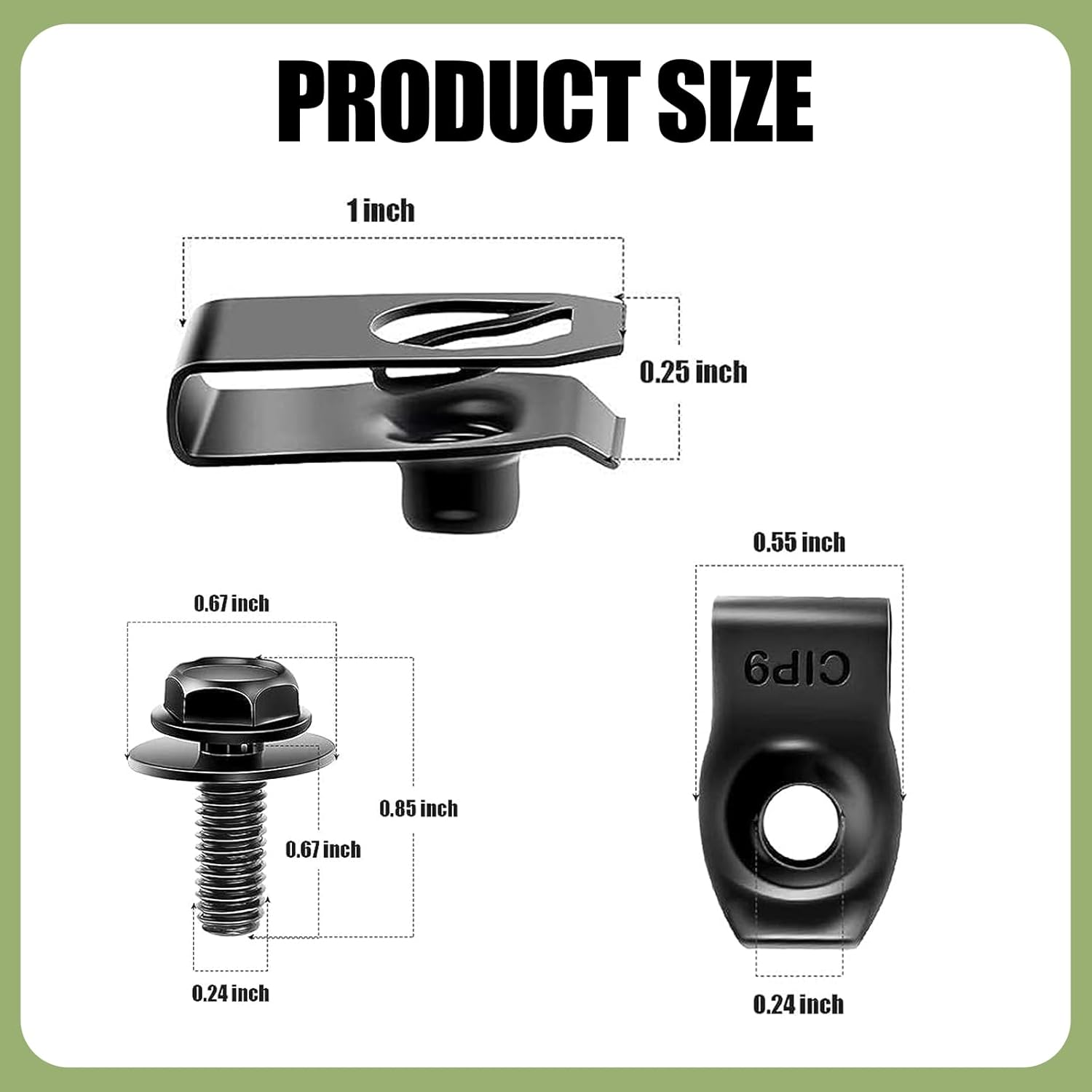 UGSHY Pack-35 – Perno protector para cubierta del motor de automóvil, dispositivo fijo en forma de U de metal, revestimiento de guardabarros de