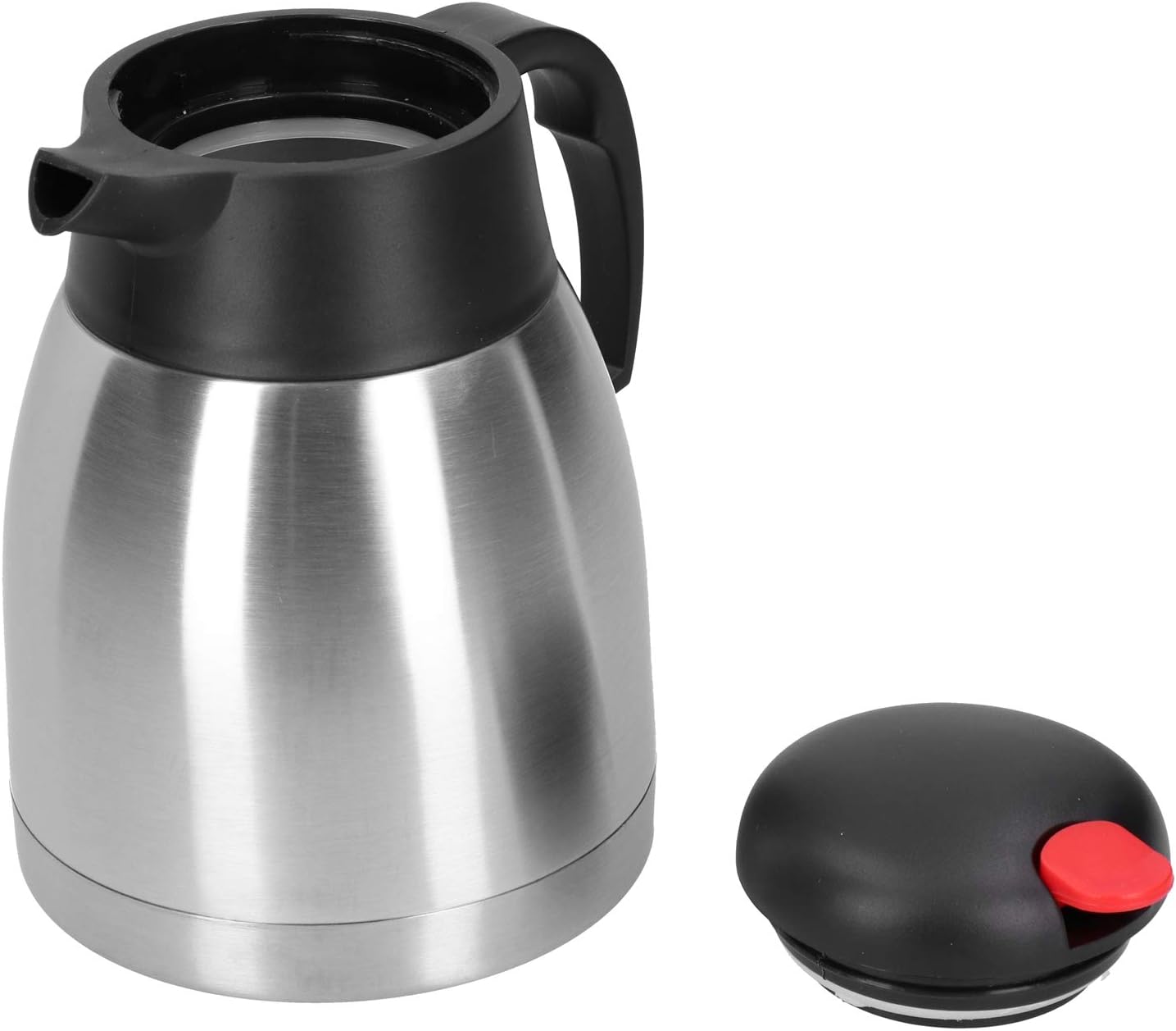 Jarra térmica de acero inoxidable 304, gran capacidad para mantener líquidos calientes, hogar, restaurante, hotel, suministro (1.5L)