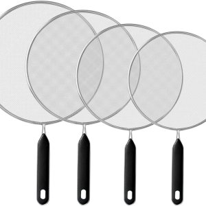 4 pantallas contra salpicaduras para sartén de 11.5 pulgadas, 9.8 pulgadas, 8.3 pulgadas, 7.5 pulgadas, pantalla de salpicaduras, protector de 4 pantallas contra salpicaduras para sartén de 11.5 pulgadas, 9.8 pulgadas, 8.3 pulgadas, 7.5 pulgadas, pantalla de salpicaduras, protector de