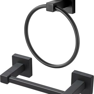 Soporte de papel higiénico negro, moderno soporte para toallas para pared de baño, soporte para toallas de papel higiénico negro mate, soporte para Soporte de papel higiénico negro, moderno soporte para toallas para pared de baño, soporte para toallas de papel higiénico negro mate, soporte para