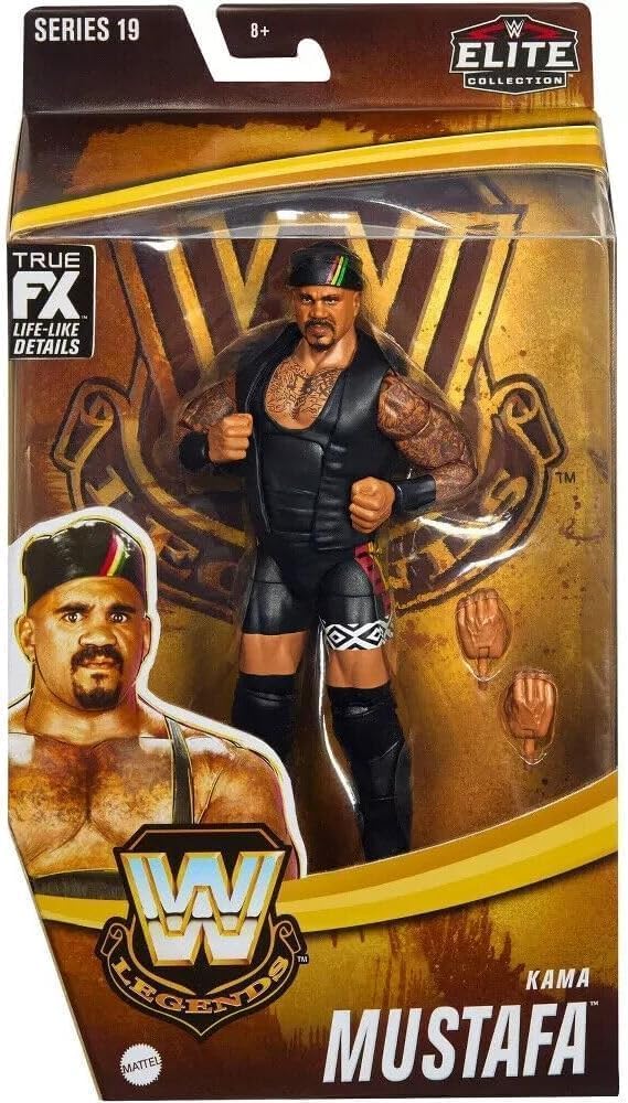 WWE Elite Collection Kama Mustafa Figura de acción Legends Mattel Series 19