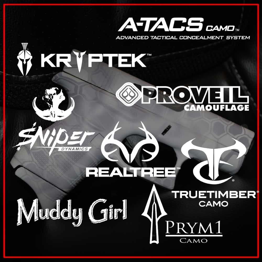 GunSkins Funda para pistola compatible con Sig Sauer P365 Macro, envoltura de vinilo para pistola con piezas precortadas, fácil de instalar, 100%
