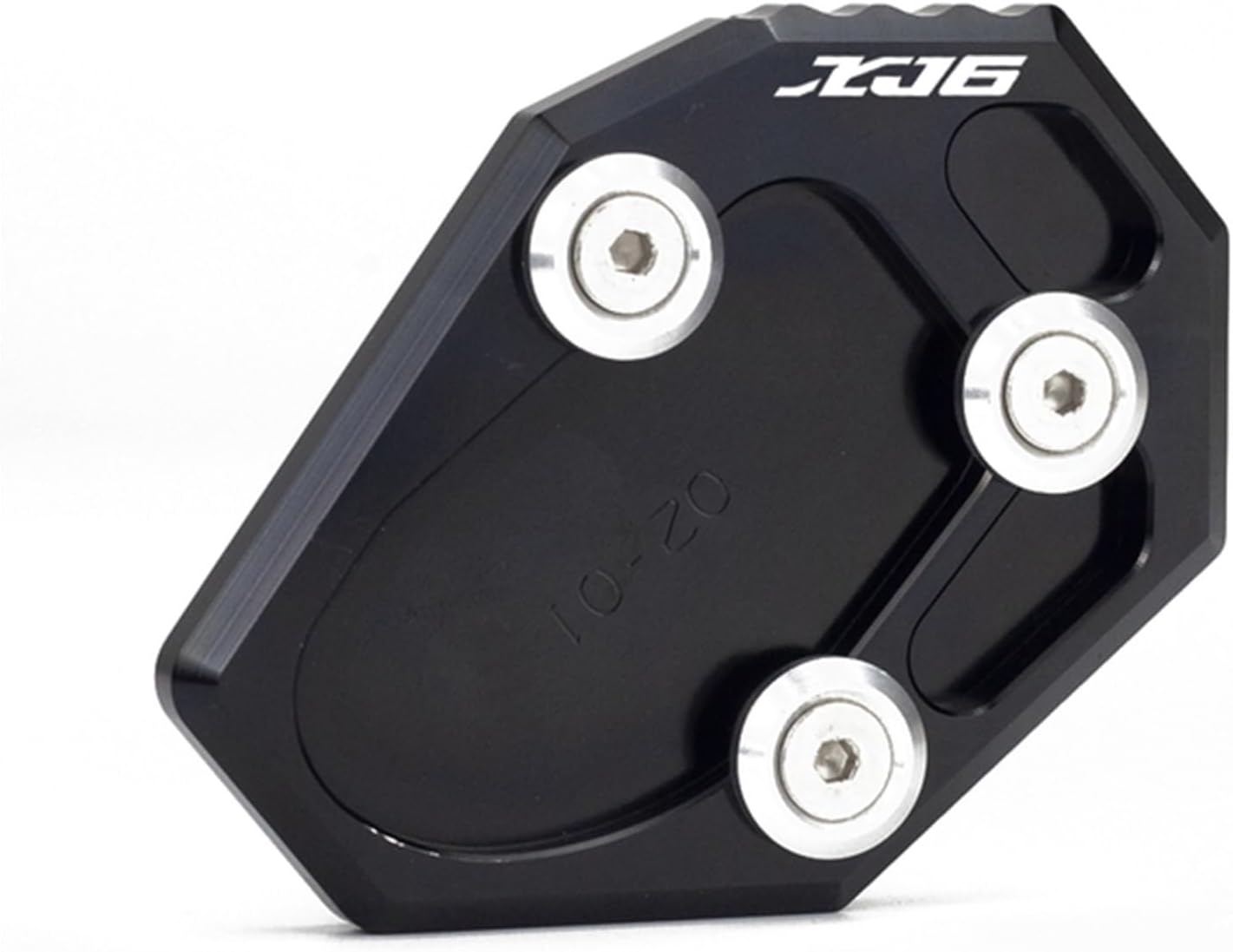 Aluminio CNC para Yamaha FZ6-S2 ABS 04-09 FZ6R 09-15 XJ6ABS 09-15 MT07 MT-07 14-21 Extensión de soporte de motocicleta (Color XJ6 Negro)