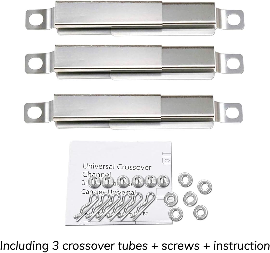 Utheer Piezas de parrilla para Charbroil Advantage Series 4 Burner 463240015, 463344015 463432215 463343015 463436815 Parrillas de gas Tubo de