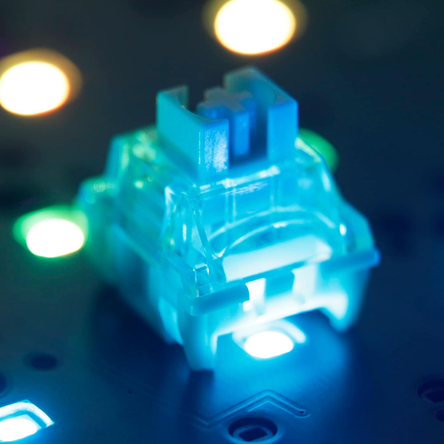 TTC Ace – Interruptor MX para teclado mecánico MX para teclado mecánico MX (70 unidades, blanco azulado)