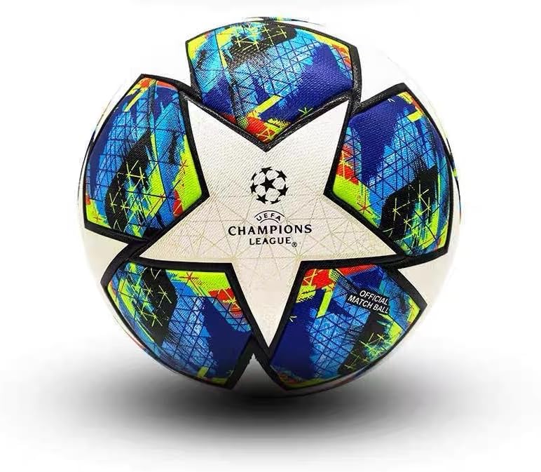 Kiehiu 2021 Champions League Football Fans Memorabilia Soccer Regular No. 4 Regalo de cumpleaños, talla 4