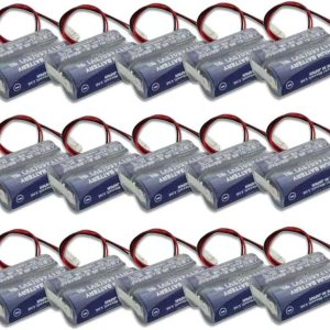 (15 unidades) 2CR17450-2WK27 D80UB016170 3V 2600mAh Batería para Mazak 2CR17450 3V Batería (15 unidades) 2CR17450-2WK27 D80UB016170 3V 2600mAh Batería para Mazak 2CR17450 3V Batería