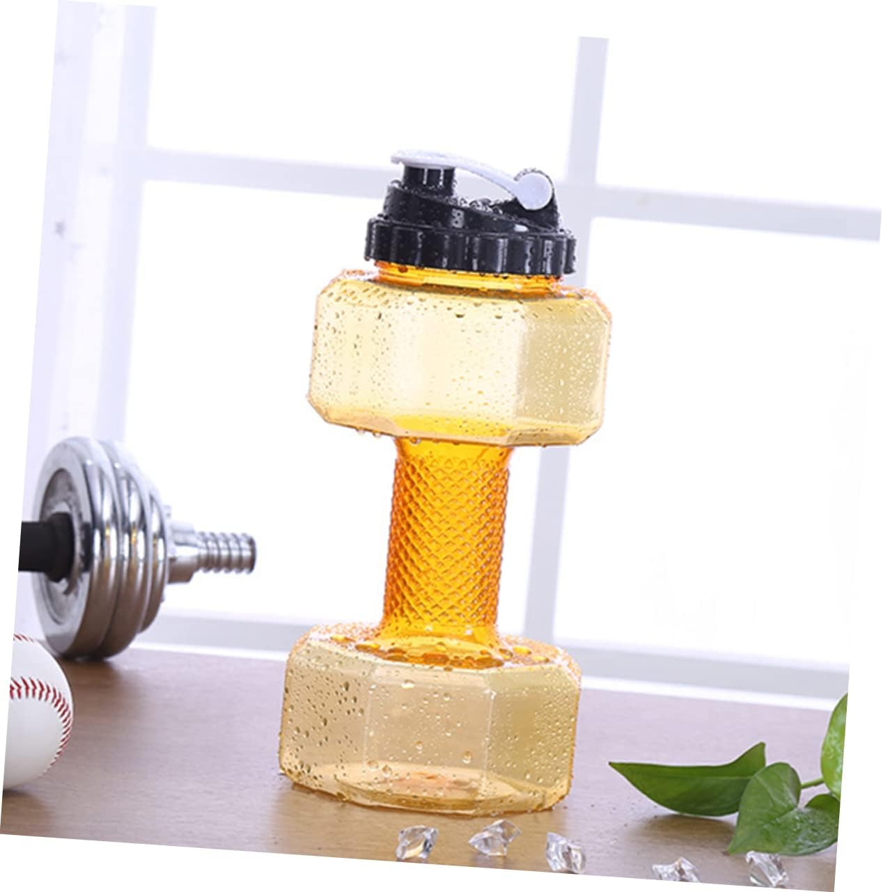 INOOMP 1pc Kettle Dumbells Botella de agua Mancuernas Levantamiento de Pesas Taza de Agua Fitness Taza de Agua de Alta Capacidad