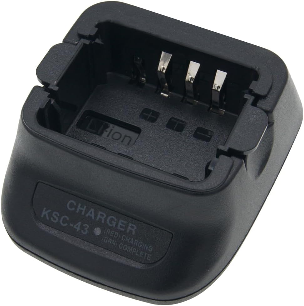KNB-45L Cargador de batería para Kenwood compatible con batería de iones de litio NI-MH KSC-43 Cargador de batería de radio rápido para KNB-63L