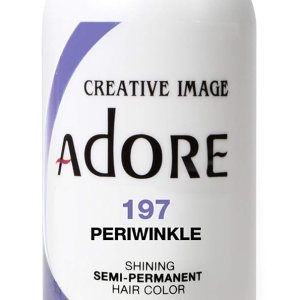 Adore Tinte semipermanente para el cabello, vegano y libre de crueldad, 4 onzas lÃquidas, 197 Peri Winkle (paquete de 2) Adore Tinte semipermanente para el cabello, vegano y libre de crueldad, 4 onzas lÃquidas, 197 Peri Winkle (paquete de 2)